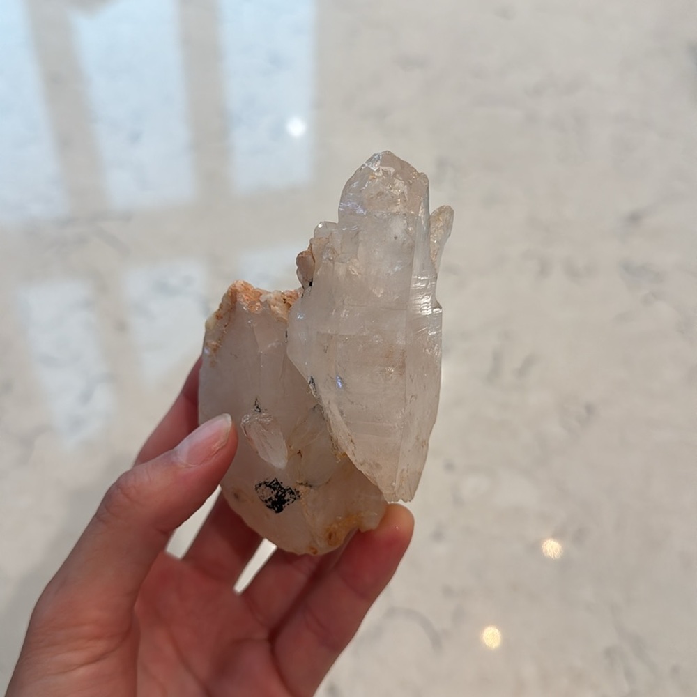 Natural Clear Quartz Crystal Cluster